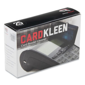 Card Recorder; CardKleen; Cleaning; Cleaning Supplies; Computer/Office Equipment Cleaner; Credit Card; Drive/Head; Head Cleaner; ID Card Reader Cleaner; Magnetic Card Reader; Magnetic Card Reader Cleaner; Magnetic Card Reader Cleaning Kit; Magnetic Head; Office Machine; READ RIGHT; Reader Cleaner; Swipe; Maintenance; Facilities; Upkeep; Restroom; Kitchen; Cleansers