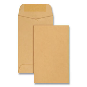 #3; 2-1/2 x 4-1/4; 28-lb. Paper Stock; Coin & Small Parts Envelopes; Coin Envelopes; Coin/Small Parts; Envelope; Envelopes; Kraft Envelopes; QUALITY PARK; Small Parts Envelope; Posts; Letters; Packages; Mailrooms; Shipping; Receiving; Stationery