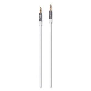 (TRGACC100009CAI)TRG ACC100009CAI – iStore 3.5 mm AUX Audio Cable, 4.9 ft, White by TARGUS (1/EA)
