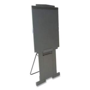 28w x 72h; Duramax Easel; Easel; Easels; Flipchart; Flipcharts; Medium Gray; Portable Easel; Presentation Easel; QUARTET; Bases; Frames; Platforms; Arts; Presentations cork board