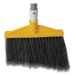 Angled Broom; Broom; Brooms; Brute; RUBBERMAID; Janitorial; Cleaning; Maintenance; Sweeping; Clean-Up; Floors