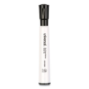 (UNV43681)UNV 43681 – Dry Erase Marker, Medium Bullet Tip, Black, Dozen by UNIVERSAL OFFICE PRODUCTS (12/DZ)