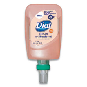 (DIA16670)DIA 16670 – Antibacterial Foaming Hand Wash Refill for FIT Manual Dispenser, Original, 1.2 L, 3/Carton by DIAL PROFESSIONAL (3/CT)
