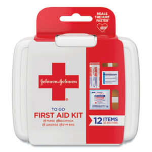 Emergency Medical Kits; First Aid Kits; First Aid Supplies; JOHNSON & JOHNSON; Johnson & Johnson First Aid Kit; Travel First Aid Kit; Well Being