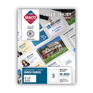 Maco; Maco®; Index Cards; Recordkeeping; Study-Aids; Annotations; Reminders; Summaries; Students; Classrooms; Education; Teachers