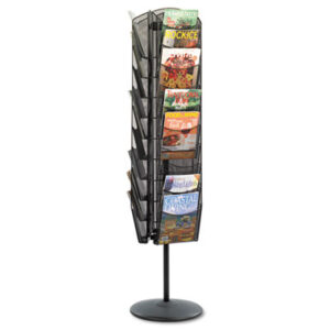 Brochure; Brochure Rack; Brochure Racks; Counter; Countertop; Display; Display Pockets & Racks; Display Racks; Holder; Leaflet Display Rack; Literature; Literature Rack; Literature Racks & Accessories; Literature/Magazine; Literature/Magazine Display; Literature/Magazine Files; Literature/Magazine; Hospitality; Reception; Waiting-Rooms; Lounges; Parlors; Furnishings; Magazines; Safco