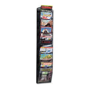 Brochure; Brochure Rack; Brochure Racks; Counter; Countertop; Display; Display Pockets & Racks; Display Racks; Holder; Leaflet Display Rack; Literature; Literature Rack; Literature Racks & Accessories; Literature/Magazine; Literature/Magazine Display; Literature/Magazine Files; Literature/Magazine Pocket; Magazine; Magazine Display; Pamphlet Display Racks; Rack; Racks; Racks & Stands; Hospitality; Reception; Waiting-Rooms; Lounges; Parlors; Furnishings; Magazines; Safco