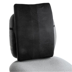 Back Support; Back Support Cushion; Back/Seat; Back/Seat Support; Backrests; Black; Chair Cushion; Chairs; Cushions; Lumbar Support Cushions; Remedease; Rests; SAFCO; Support; Posture; Chiropractic; Ergonomics; Chair Accessories