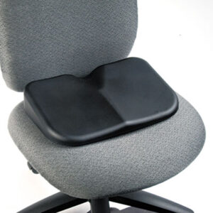 Back/Seat; Back/Seat Support; Black; Chair Cushion; Chairs; Cushions; Rests; SAFCO; Seat Cushion; Seat Support; Softspot; Support; Posture; Backrests; Chiropractic; Ergonomics; Chair Accessories