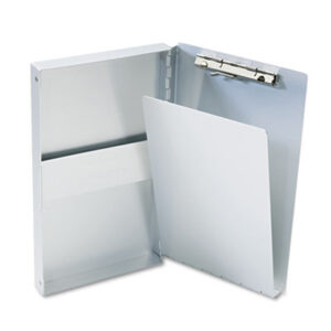 5.67 x 9.5 Form Size; Aluminum; Clipboard; Clipboards; Forms Holder; Forms Holders; SAUNDERS; Snapak ; Storage Box Clipboard; Storage Clipboard; Writing; Surfaces; Clampboards; Notations; Inspections