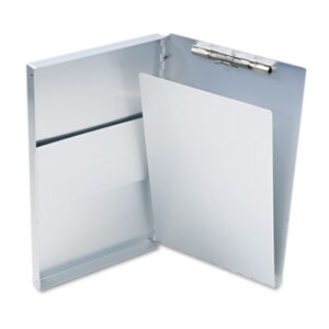 8.5 x 14 Form Size; Aluminum; Clipboard; Clipboards; Forms Holder; Forms Holders; SAUNDERS; Snapak ; Storage Box Clipboard; Storage Clipboard; Writing; Surfaces; Clampboards; Notations; Inspections