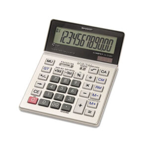 12-Digit; Calculator; Calculators; Extra-large Display; SHARP; Mathematics; Science; Accounting; Calculation; Bookkeeping; Schools; Education