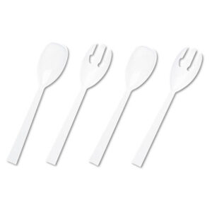 Dinnerware; Flatware; Plastic Tableware; Serving Fork; Serving Forks; Serving Spoon; Serving Spoons; Serving Utensils; Table Set; TABLEMATE; Tableware; Utensils; Tools; Appliances; Convenience; Place Settings; Table Accessories