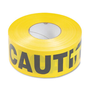 3" Wide; Barricade Tape; Caution Tape; Safety & Security; Safety Tapes; TATCO; Grip-Tape; Friction-Surface; Sandpaper; Adhesive-Backed; Safe-Step