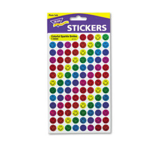 Awards & Incentives; Classroom; Sticker Variety Pack; superSpots Colorful Sparkle Smiles; Teacher&apos;s Aids; TREND; Arts; Crafts; Schools; Classrooms; Education; Students; TEIT46909MP