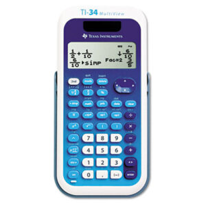 Calculator; Calculators; Mathematics; Science; Accounting; Calculation; Bookkeeping; Schools; Education;Texas Instruments; TEXTI34MV