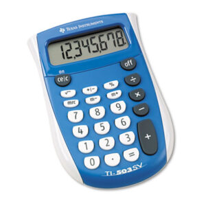 8-Digit Display; Calculator; Calculators; Handheld; Non-Printing; Pocket; Portable; TEXAS INSTRUMENTS; TI-503SV; Mathematics; Science; Accounting; Calculation; Bookkeeping; Schools; Education