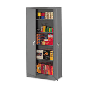 Cabinet; Cabinets; Locking Storage Cabinet; Medium Gray; Metal Storage Cabinet; Steel Storage Cabinet; Storage Cabinet; Supply Cabinet; Supply/Utility; TENNSCO; Compartments; Closets; Repositories; Depositories; Receptacles; Cubbies