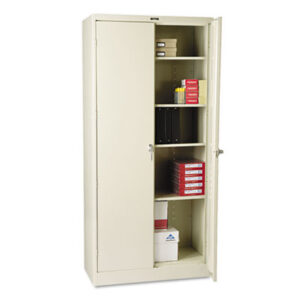 Cabinet; Cabinets; Locking Storage Cabinet; Metal Storage Cabinet; Putty; Steel Storage Cabinet; Storage Cabinet; Supply Cabinet; Supply/Utility; Compartments; Closets; Repositories; Depositories; Receptacles; Cubbies; Tennsco