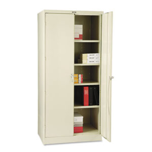 Cabinet; Cabinets; Locking Storage Cabinet; Metal Storage Cabinet; Putty; Steel Storage Cabinet; Storage Cabinet; Supply Cabinet; Supply/Utility; Compartments; Closets; Repositories; Depositories; Receptacles; Cubbies; Tennsco