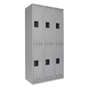 Tennsco; Double Tier Lockers; Six-Unit Locker; Compartments; Closets; Repositories; Depositories; Receptacles; Cubbies