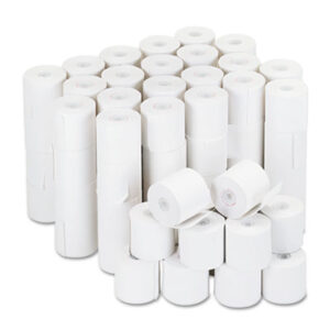 100 Rolls per Carton; 128 Ft.; 2-1/4"; Adding Machine Paper Roll; Calculator; Calculator Paper Roll; Paper; Plain Paper Rolls; Print Rolls; Rolls; Tape; Tape Rolls; White; Cylindrical; Media; Documents; Imaging; Reproductions; Peripheral; Universal; SPR01121; BSN31821