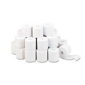 (UNV35710GN)UNV 35710GN – Impact and Inkjet Print Bond Paper Rolls, 0.5" Core, 2.25" x 130 ft, White, 100/Carton by UNIVERSAL OFFICE PRODUCTS (100/CT)