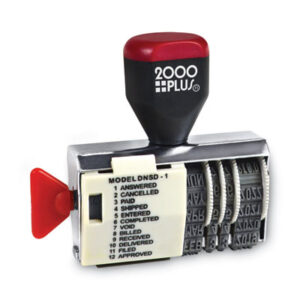 2000 PLUS; Dial-N-Stamps; Message-Daters; Imprints; Impressions; Labeling; Desktop; Inkers