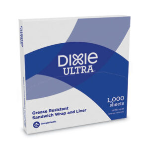 (DXEGRC1212)DXE GRC1212 – All-Purpose Food Wrap, Dry Wax Paper, 12 x 12, White, 1,000/Carton by DIXIE FOOD SERVICE (1000/CT)