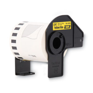 Continuous Labels; Label Maker Labels; Labelmaker Labels; Yellow Film; Identifications; Classifications; Stickers; Shipping; Receiving; Mailrooms; Brother