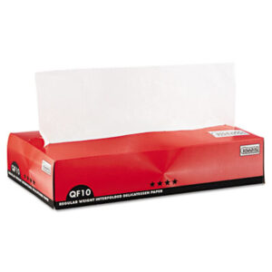 QF10 Interfolded Dry Wax Paper; Breakrooms; Cling Wrap; Clingwrap; Kitchens; Restaurants; Storage