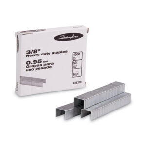 (SWI35318)SWI 35318 – S.F. 13 Heavy-Duty Staples, 0.38" Leg, 0.5" Crown, Steel, 1,000/Box by ACCO BRANDS, INC. (1000/BX)