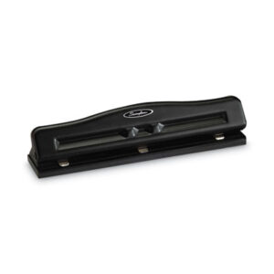 (SWI74020)SWI 74020 – 11-Sheet Commercial Adjustable Desktop Two- to Three-Hole Punch, 9/32" Holes, Black by ACCO BRANDS, INC. (1/EA)