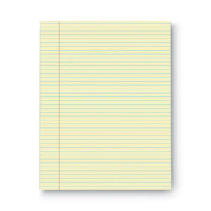 (UNV42000)UNV 42000 – Glue Top Pads, Narrow Rule, 50 Canary-Yellow 8.5 x 11 Sheets, Dozen by UNIVERSAL OFFICE PRODUCTS (12/DZ)