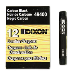 Carbon Black; DIXON; Lumber Crayon; Marking; Pencils; Permanent; Waterproof; Arts; Crafts; Education; Classrooms; Teachers; Schools; Drawing; Coloring