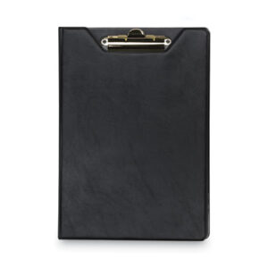 8-1/2 x 11; Black; Brass Clip; Letter Size; Pad Holder; Pad Holders; SAMSILL; Vinyl; Writing Pad; Writing Pad Holder; Tablets; Notebooks; Booklets; Covers; Organization; Meetings; SMF71410