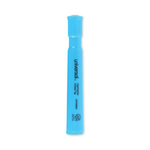 Blue Ink; Chisel Tip; Desk; Fluorescent; Highlighter; Highlighters; Marker; Pens; UNIVERSAL; Note-taking; Underscoring; Emphasis; Accentuate; School; Education; Students; Teachers; Hiliters; Hilighters; ITA01524