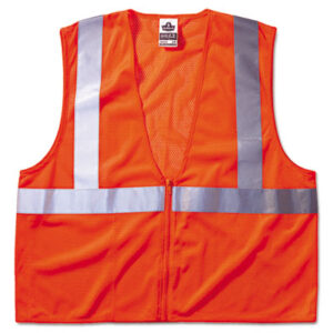 GloWear; 8210Z; Class 2; Safety; High Visibility; Vests; Clothing; Gear; Attire; Wear; Coverings; Clothes