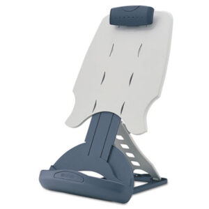 Adjustable; Book Stand; Copy; Copyholder; Copyholders; Desktop; Gray/Dark Blue-Gray; Holder; Insight; KENSINGTON; Stand; Typists; Data-Entry; Secretarial; Stands