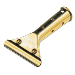 (UNGGS00)UNG GS00 – Golden Clip Brass 4.5" Squeegee Handle by UNGER (1/EA)
