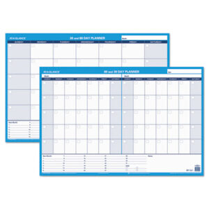 wall planners; wall calendars; erasable wall calendars; erasable wall planners; At-A-Glance; at a glance; wall planner; reversible wall planner; undated wall planner; eraseable wall planner; 30 day undated wall planner; 60 day undated wall planner; recycled