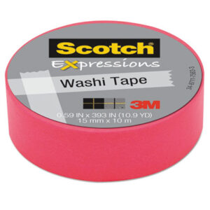 Art & Drafting; Art Supplies; Classroom; Tape; Adhesive; Adhesives; Affixers; Arts; Crafts; Schools; Education; Desktop; Mailroom; Expressions; Masking; 3M; Scotch; Washi