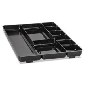 Rubbermaid; Black; Desk Accessories; Desk Drawer Trays; Desktop Supplies; Desktop Tray; Drawer Organizer; Drawer Organizers; Drawer Organizers & Trays; Holder; Organizer; Recycled Product; Recycled Products; Regeneration Desk Accessories; RUBBERMAID OFFICE SOLUTIONS; Tray; Trays; Platters; Containers; Caddies; Desk; Shells; Boxes; ROG45706