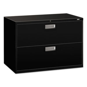 Office Furniture; 2-Drawer; 42" Wide; 600 Series; Black; Cabinet; File Cabinet; File Cabinets; File Cabinets & Accessories; Furniture; Lateral Files; Lateral