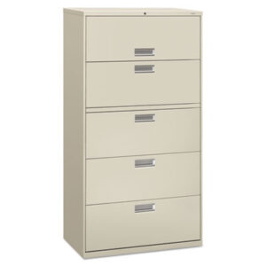 Office Furniture; 36" Wide; 5-Drawer; 600 Series; Cabinet; File Cabinet; File Cabinets; File Cabinets & Accessories; Five; Furniture; Lateral Files; Lateral