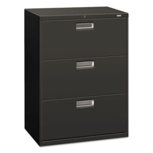 Office Furniture; 3-Drawer; 30" Wide; 600 Series; Cabinet; Charcoal; File Cabinet; File Cabinets; File Cabinets & Accessories; Furniture; Lateral File; Lateral