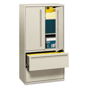 Office Furniture; 36" Wide; 700 Series; File Cabinet; File Cabinets; Lateral File; Light Gray; Metal; Steel; Storage Cabinet; Storage File; Filing; Systems; Receptacles; Organization; Furniture; Files; Brigade; HON