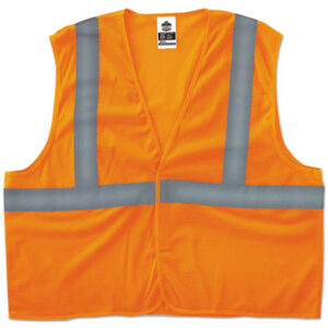 GloWear; 8205HL; Type R; Super Econo; Economy; Mesh Vest; Vests; Attire; Clothes; Clothing; Coverings; Gear; Wear