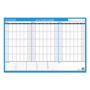 wall planners; wall calendars; erasable wall calendars; erasable wall planners; At-A-Glance; at a glance; wall planner; reversible wall planner; undated wall planner; eraseable wall planner; 60 day undated wall planner; 120 day undated wall planner; recycled