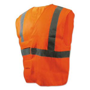 Personal Protection; Safety & Security; Vest; Safety Vest; Hi-Viz; Hi-Visibility; High Visibility; Neon; Attire; Clothes; Clothing; Coverings; Gear; Wear